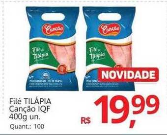 Supermercados Koch Filé Tilápia Canção Iqf oferta