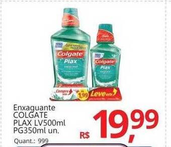 Supermercados Koch Enxaguante Colgate Plax oferta