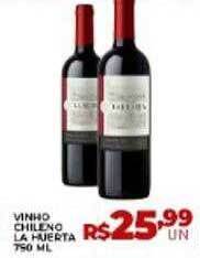 Supermercados Myatã Vinho Chileno La Huerta oferta