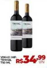 Supermercados Myatã Vinho Imp. Trivial oferta