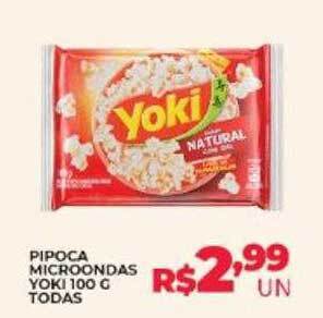 Supermercados Myatã Pipoca Microondas Yoki Todas oferta