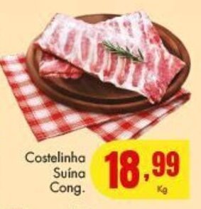 Barbosa Supermercados Costelinha Suina Cong. 1kg oferta