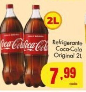 Barbosa Supermercados Refrigerante Coca Cola Original 2L oferta