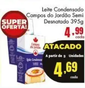 Barbosa Supermercados Leite Condensado Campos do Jordao Semi Desnatado 395g oferta