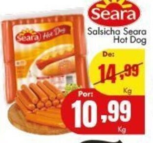 Barbosa Supermercados Salsicha Seara Hot Dog 1kg oferta