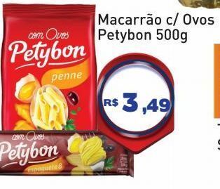 Tonin Superatacado Macarrão c/ ovos petybon 500g oferta