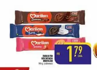 Mercantil Rodrigues Biscoitos recheado marilan 90g oferta