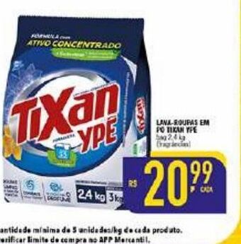 Mercantil Rodrigues Lava roupas em pó tixan ypê oferta