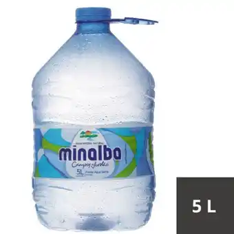 Agua mineral minalba 5lt s/gas
