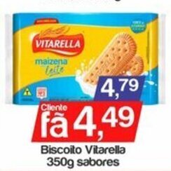Biscoito Vitarella 350g sabores