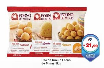 Pão de queijo forno de minas 1kg