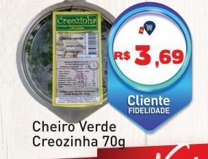 Tonin Superatacado Cheiro verde creozinha 70g oferta
