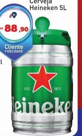 Tonin Superatacado Cerveja heineken 5l oferta