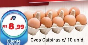 Tonin Superatacado Ovos caipiras c/ 10 unidades oferta