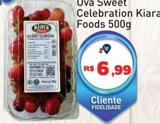 Tonin Superatacado Uva sweet celebration kiara foods 500g oferta