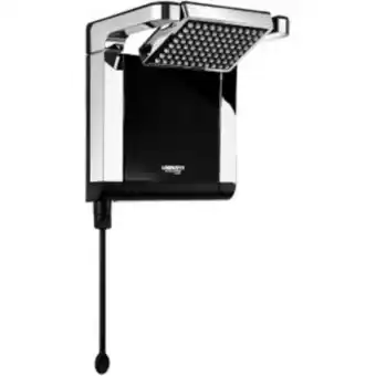 Lojas TaQi Chuveiro eletrônico lorenzetti acqua star, 7800 watts, preto, 220 volts oferta