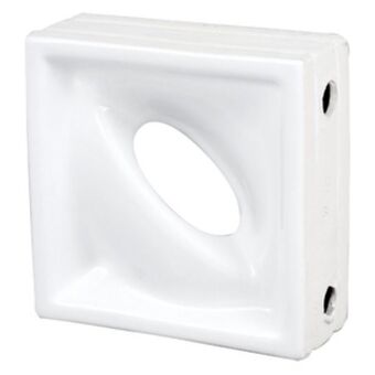 Leroy Merlin Elemento vazado cobogó pétala branco acetinado 19x19x8cm artens oferta