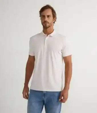 Renner Polo regular em algodão manga curta oferta