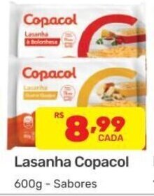 Gigante Atacadista Lasanha Copacol 600g oferta