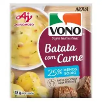 Violeta Supermercados Sopa de batata com carne vono ajinomoto 18g oferta