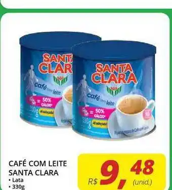 Rebouças Supermercados Café Com Leite Santa Clara 300g oferta