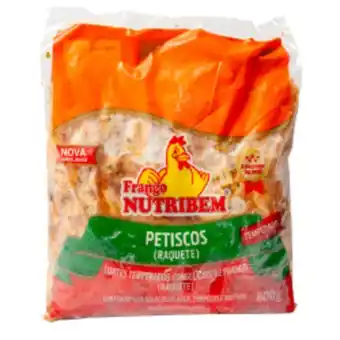 Palomax Raquete frango temperada pacote 800g oferta