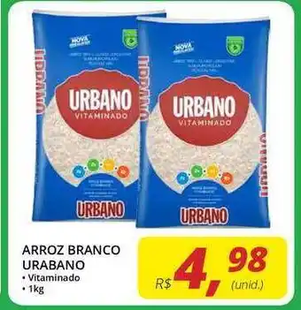 Rebouças Supermercados Arroz Branco Urabano Vitaminado 1KG oferta