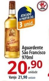 Aguardente Sao Francisco 970ml