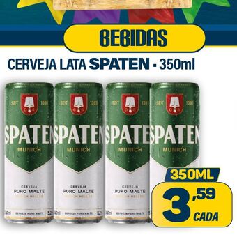 Dom Atacadista Cerveja Lata Spaten oferta