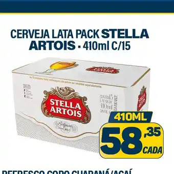 Dom Atacadista Cerveja Lata Pack Stella Artois oferta