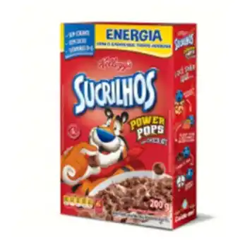 Nagumo Sucrilhos de chocolate power pops kelloggs 200g oferta