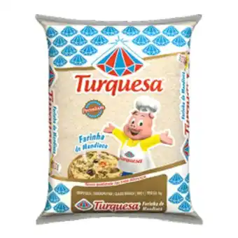 Rede Compras Farinha de mandioca turquesa branca tipo 1 - 1kg oferta