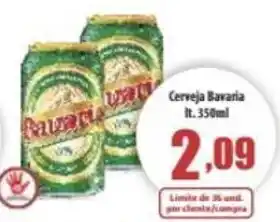 Superbom Supermercados Cerveja Bavaria lata 350ml oferta
