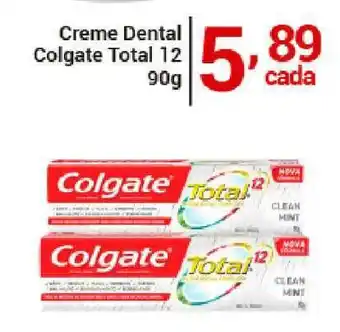 X Supermercados Creme Dental Colgate Total 12 90g oferta