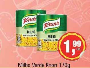 Supermercados Alvorada Milho Verde Knorr 170g oferta