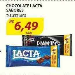 Assaí Atacadista Chocolate Lacta Sabores 165g oferta