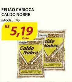 Assaí Atacadista Feijão Carioca Caldo Nobre 1kg oferta