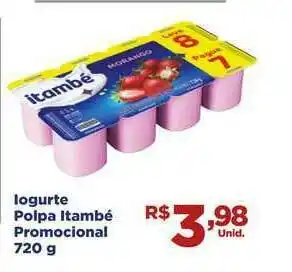 Tatico Logurte Polpa Itambé Promocional 720g oferta