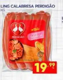 Novo Mix Ling Calabresa Perdigão 1kg oferta
