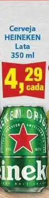 Paulistão Supermercados Cerveja Heineken 350ml oferta