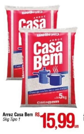 Fort Atacadista Arroz Casa Bem 5kg tipo 1 oferta
