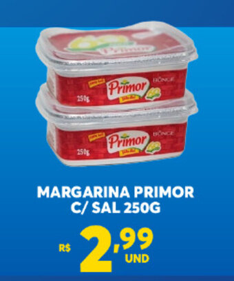 Atacadão Centro Sul Margarina Primor c/ sal 250g oferta