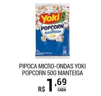 Pipoca Micro-ondas Yoki Popcorn Manteiga