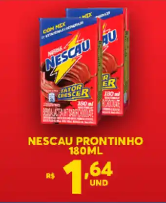 Atacadão Centro Sul Nescau Prontinho 180ml oferta