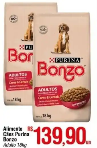 Fort Atacadista Alimento Caes Purina bonzo 18kg oferta