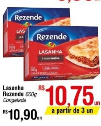 Fort Atacadista Lasanha Rezende 600g oferta