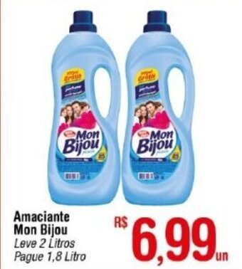 Fort Atacadista Amaciante Mon Bijou Leve 2L pague 1.8L oferta
