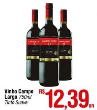 Fort Atacadista Vinho Campo Largo 750ml oferta
