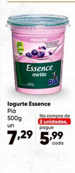 Zaffari Iogurte Essence Piá 500g oferta