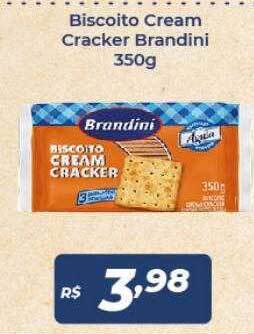 Atakarejo Biscoito Cream Cracker Brandini oferta